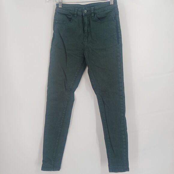 Denim - So iLL Womens Size 27 Dark Gray Climbing Denim Pants Stretch Jeans